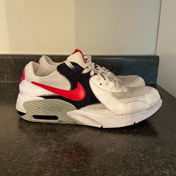 Nike Air Max Excee GS 'White University Red' - Size 4.5Y - Picture 2 of 8